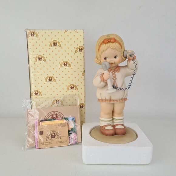Memories Of Yesterday 9" 526401 "Ise So Happy You Called" Limited Figurine - Picture 1 of 7